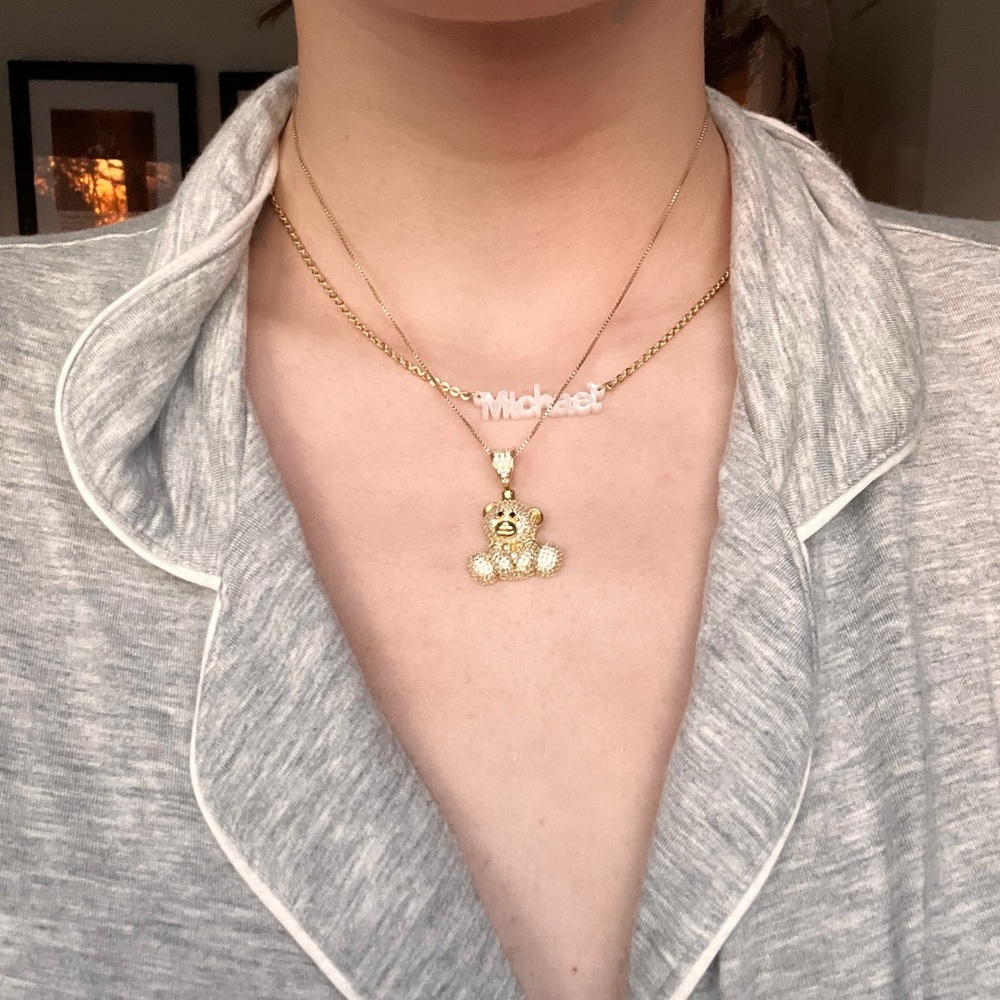 EP Jewels Iced EP Teddy Necklace